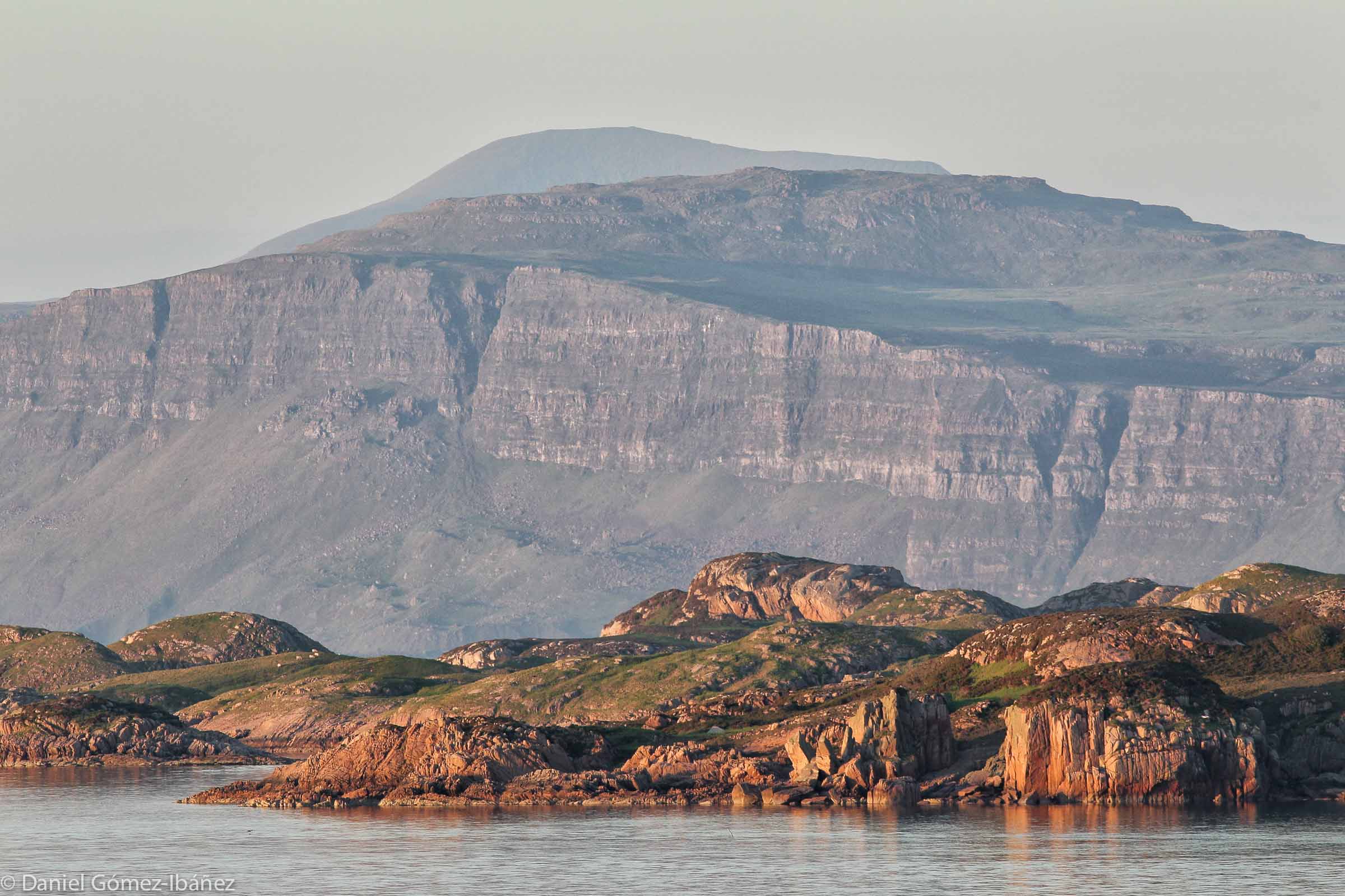 Ben Mor, the highest point on the Island of Mull, seen from the Isle of Iona [Inner Hebrides, Scotland, 2012]